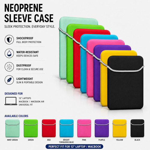 Neoprene sleeve case bag - neoprene,